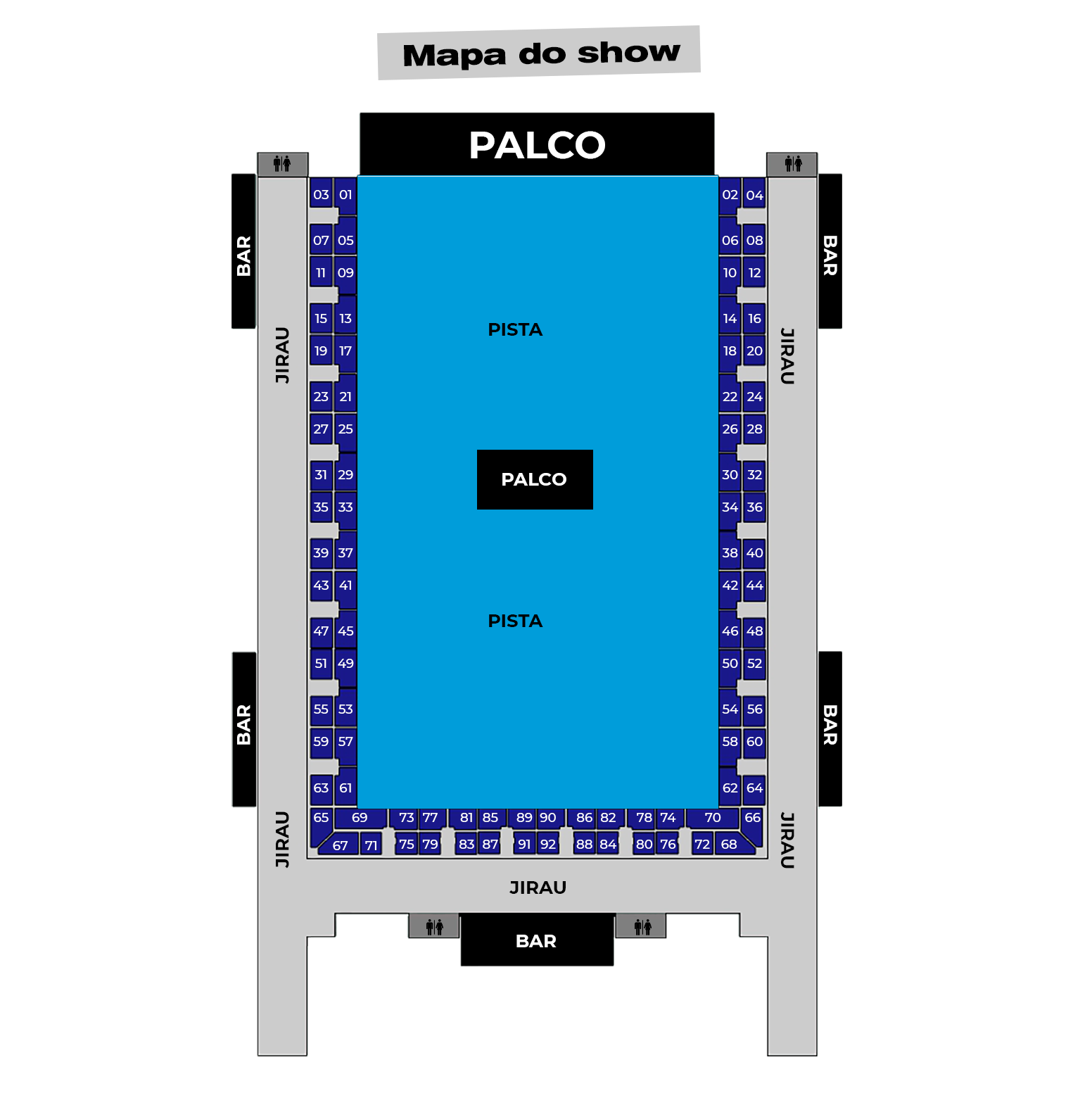 Mapa do Evento